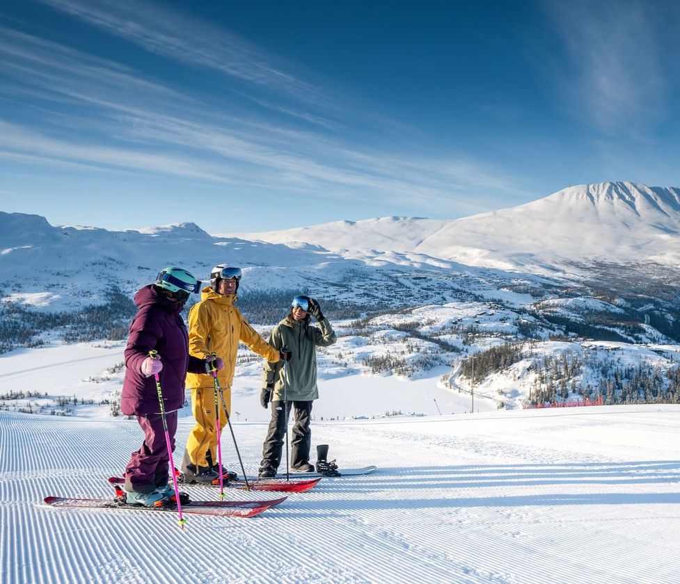 Gausta Skisenter off Blue 2 Liten Ish Kvadrat 224