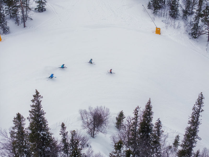 Gausta Skisenter Drone ski Yngve Ask Ski