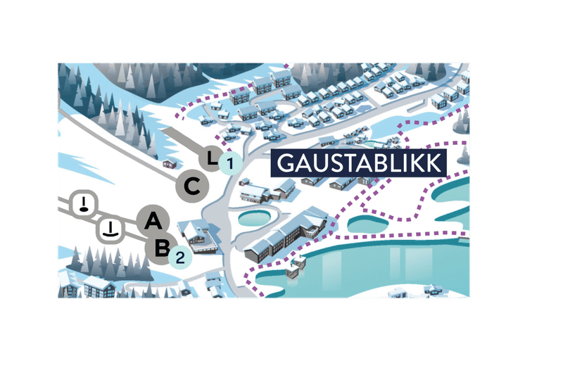 Skiskole   Møteplasser   Kart